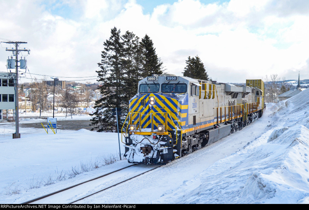 CN 3950 leads 403 near the river